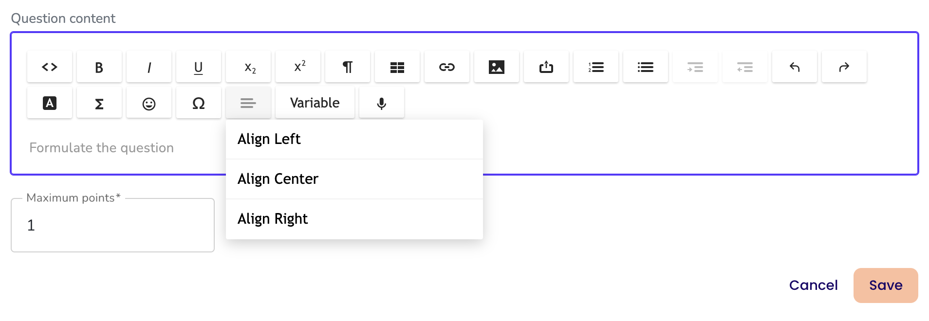The rich text editor now has support for text alignment.png
