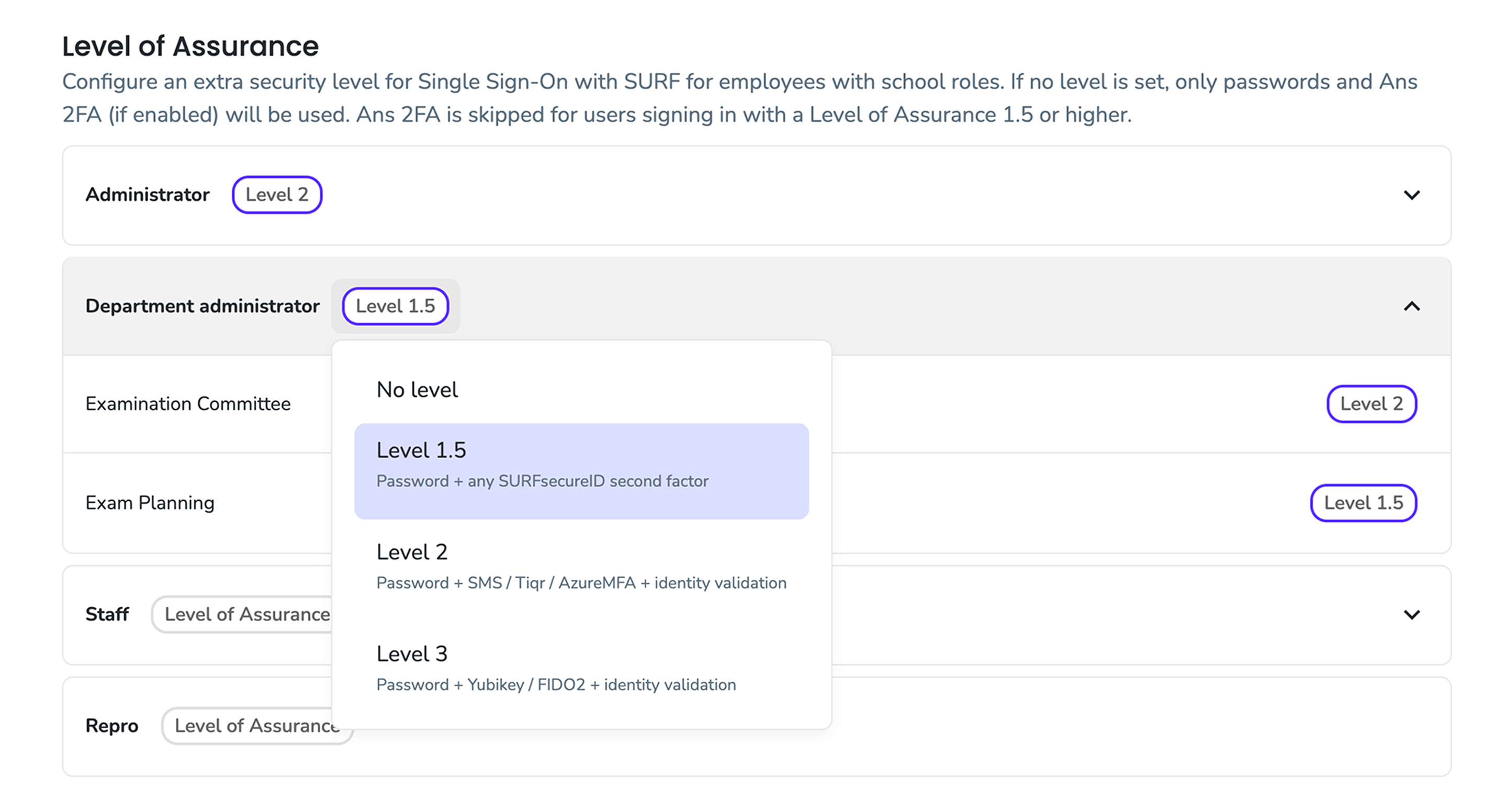 Configure LoA per role_Story #64944.png