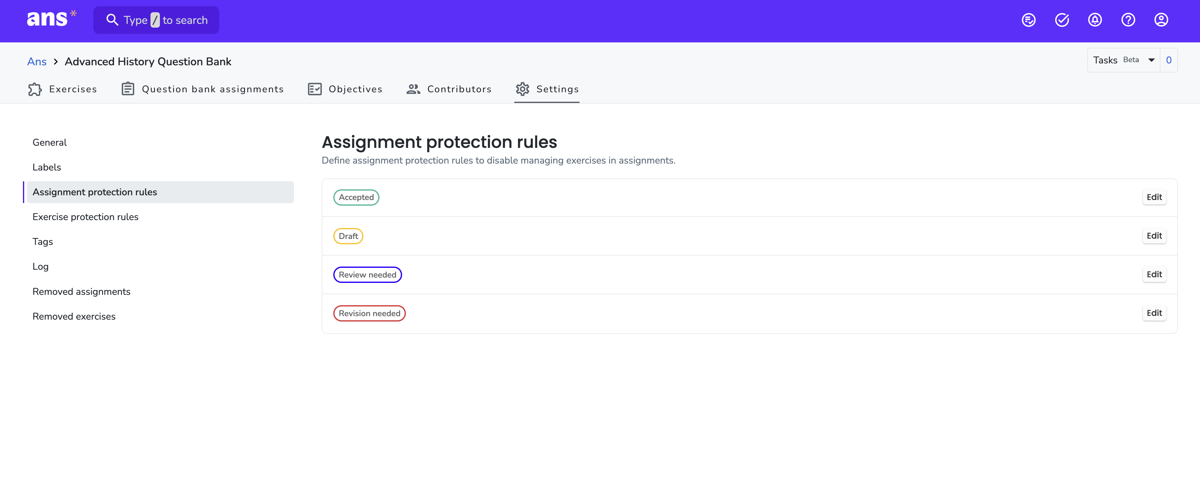 ENG Question bank Assignment protection rules.png