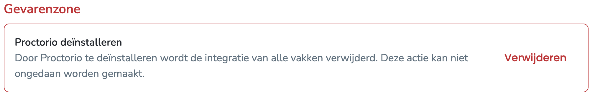 Proctorio verwijderen