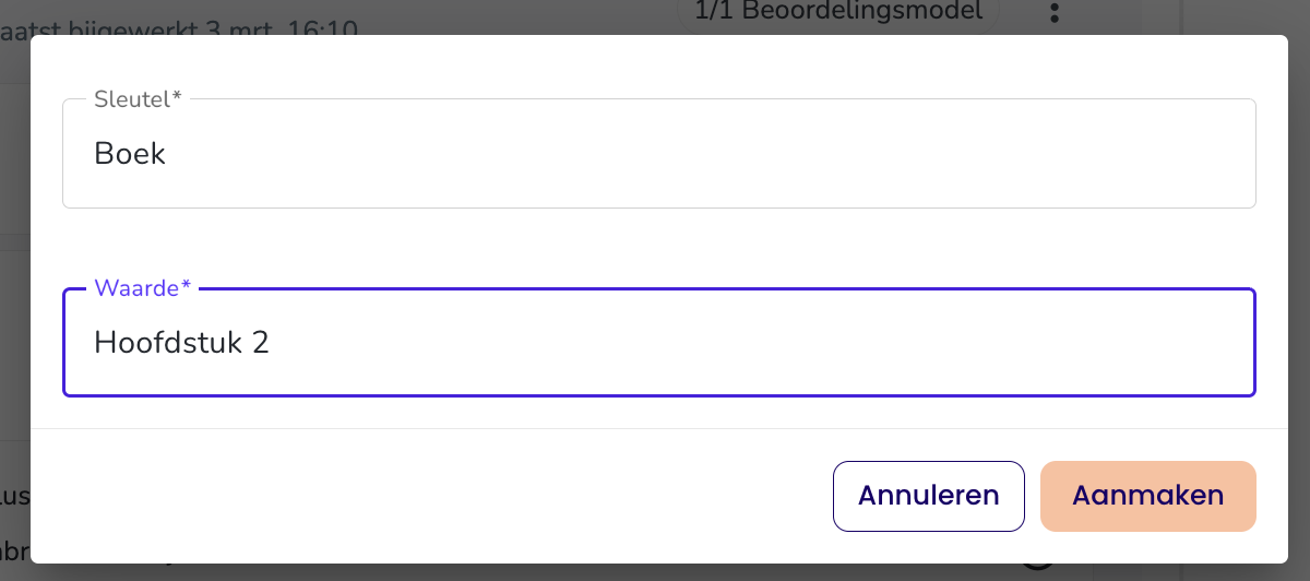 Tag aanmaken