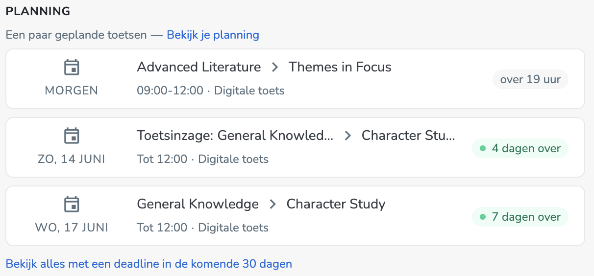 Planning