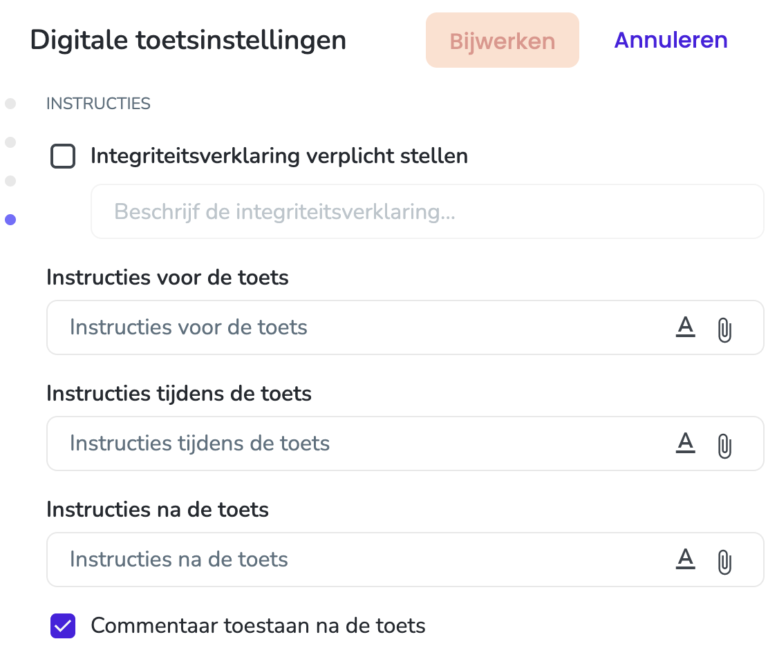 Instructies