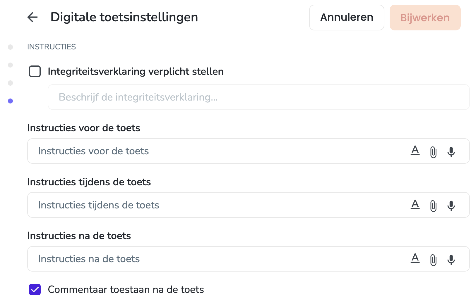Instructies