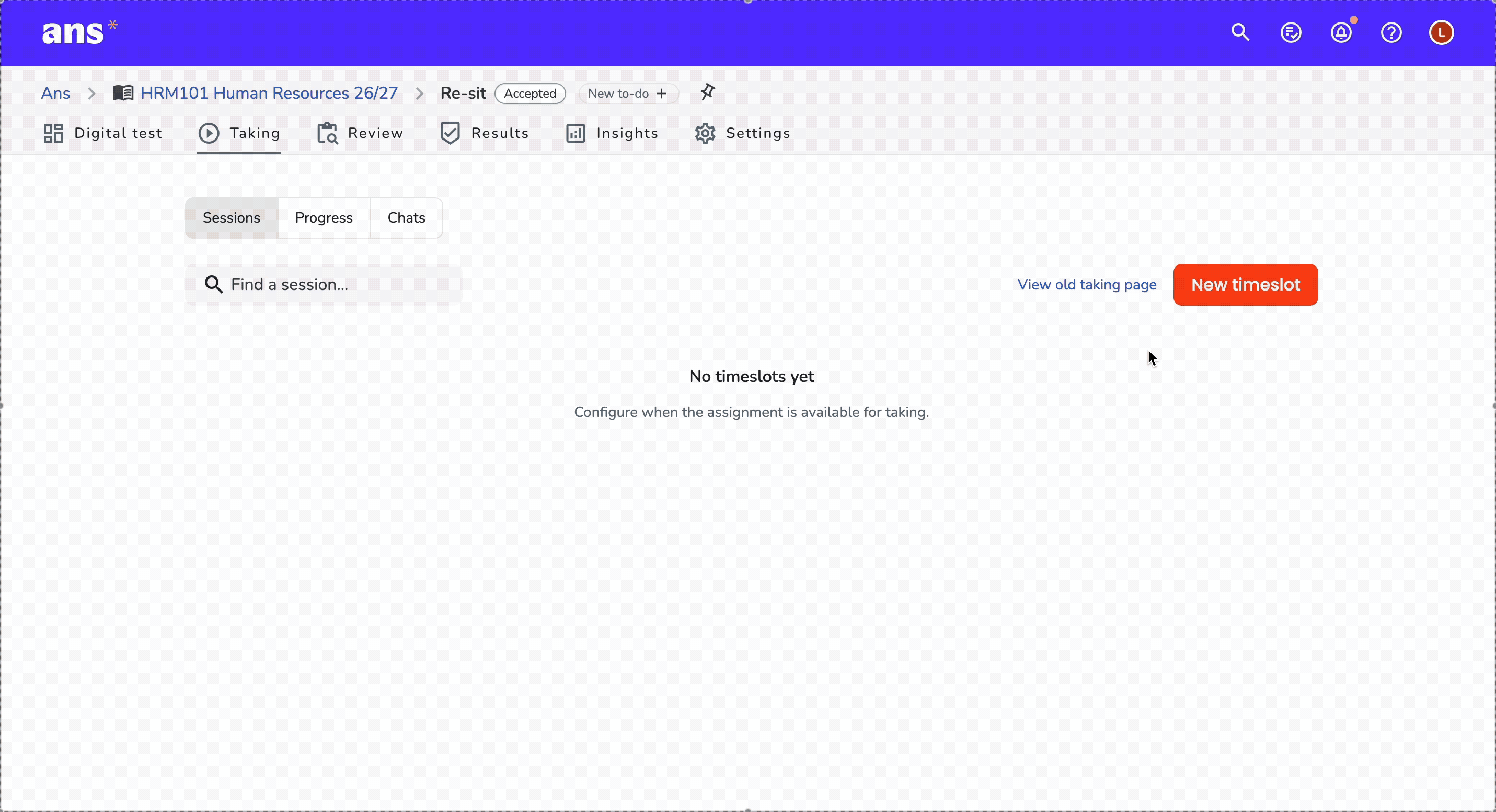 Schedule an assignment