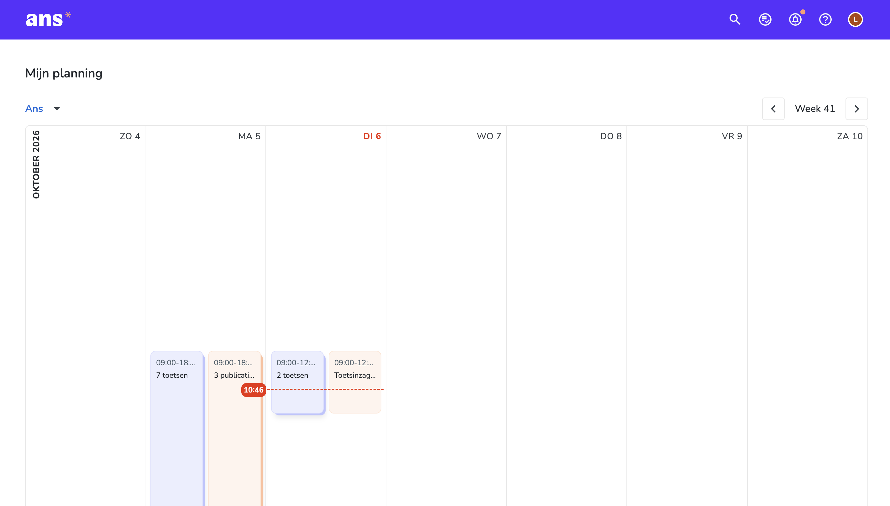 Mijn planning