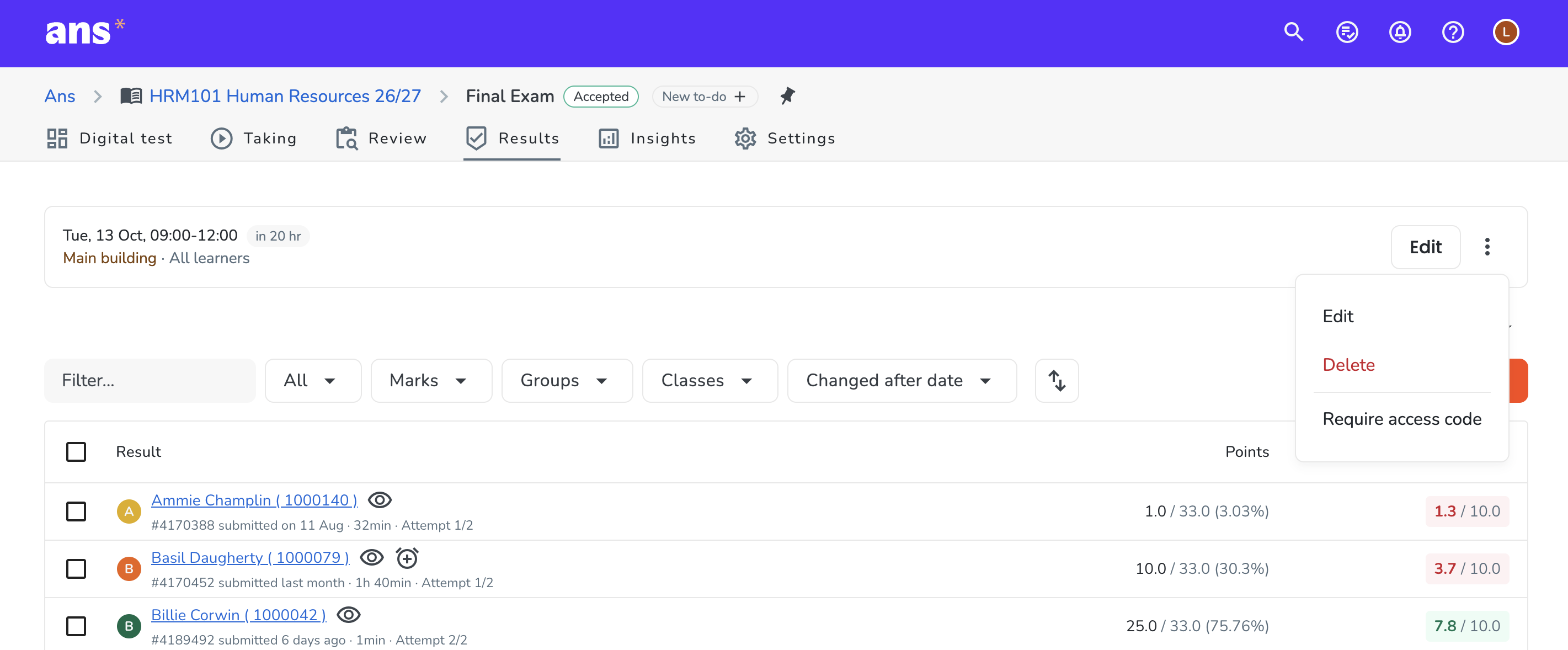 Manage publications created using the new way