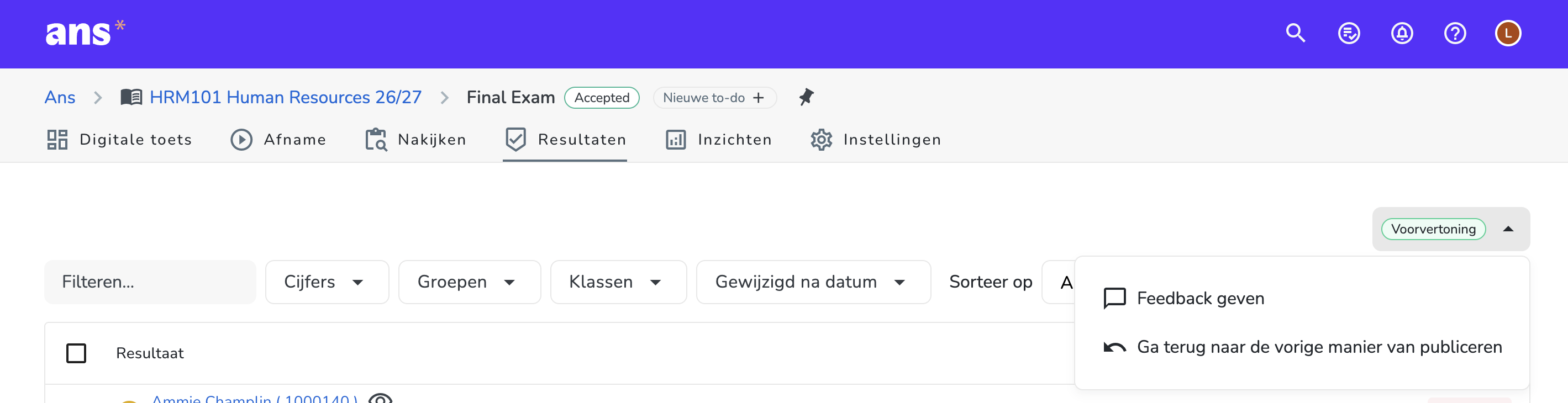 Wisselen tussen publicatiemethoden