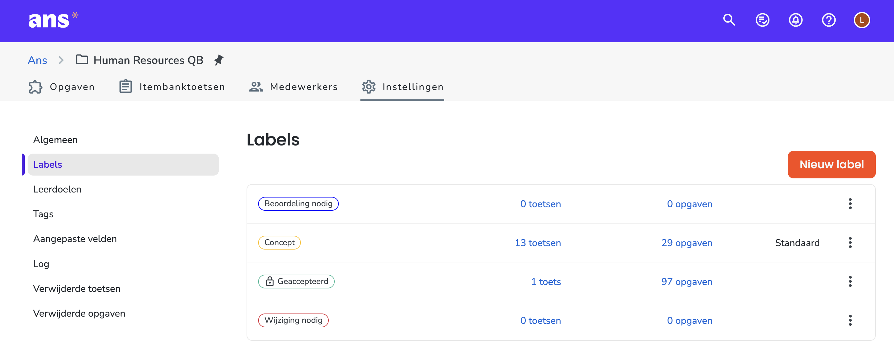 Labels en beschermingsregels